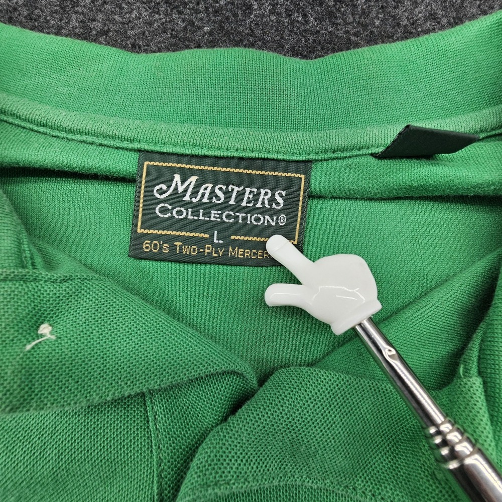 Masters Collection Polo Mens Green Pima Cotton Short Sleeve Shirt